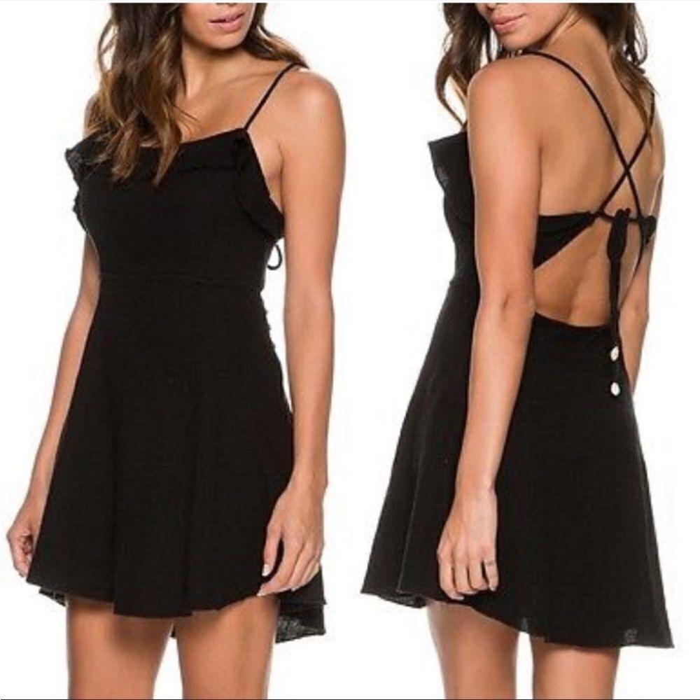 Free People More Than a Mini Black Dress